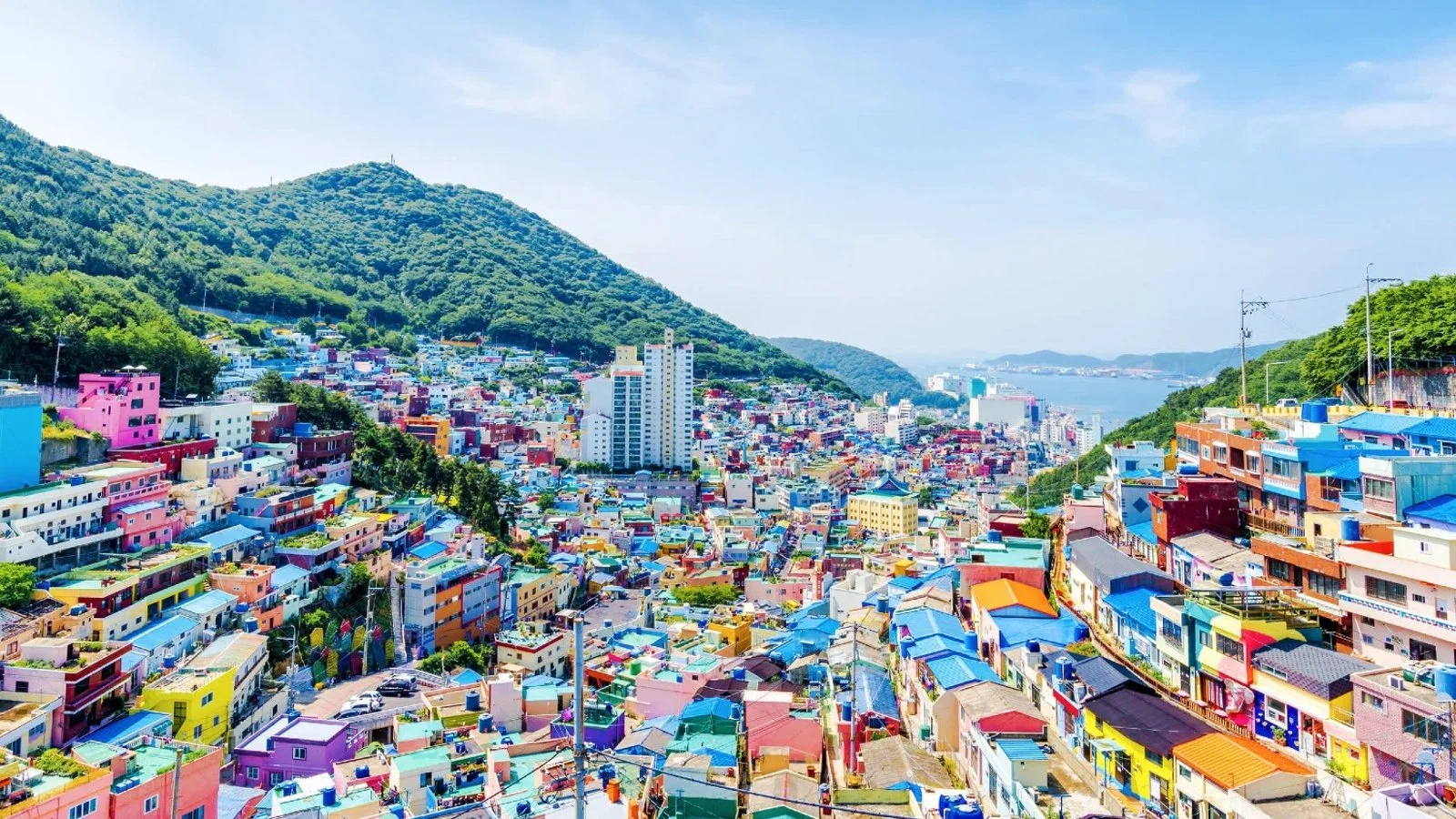 Busan i morze, które uspokaja tempo podróży